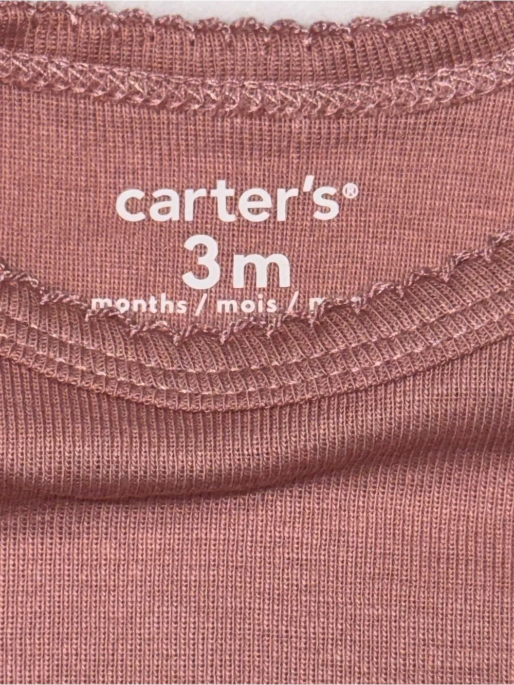 Carter's Pink Long-Sleeve Bodysuit with White Strawberry-Print Dress